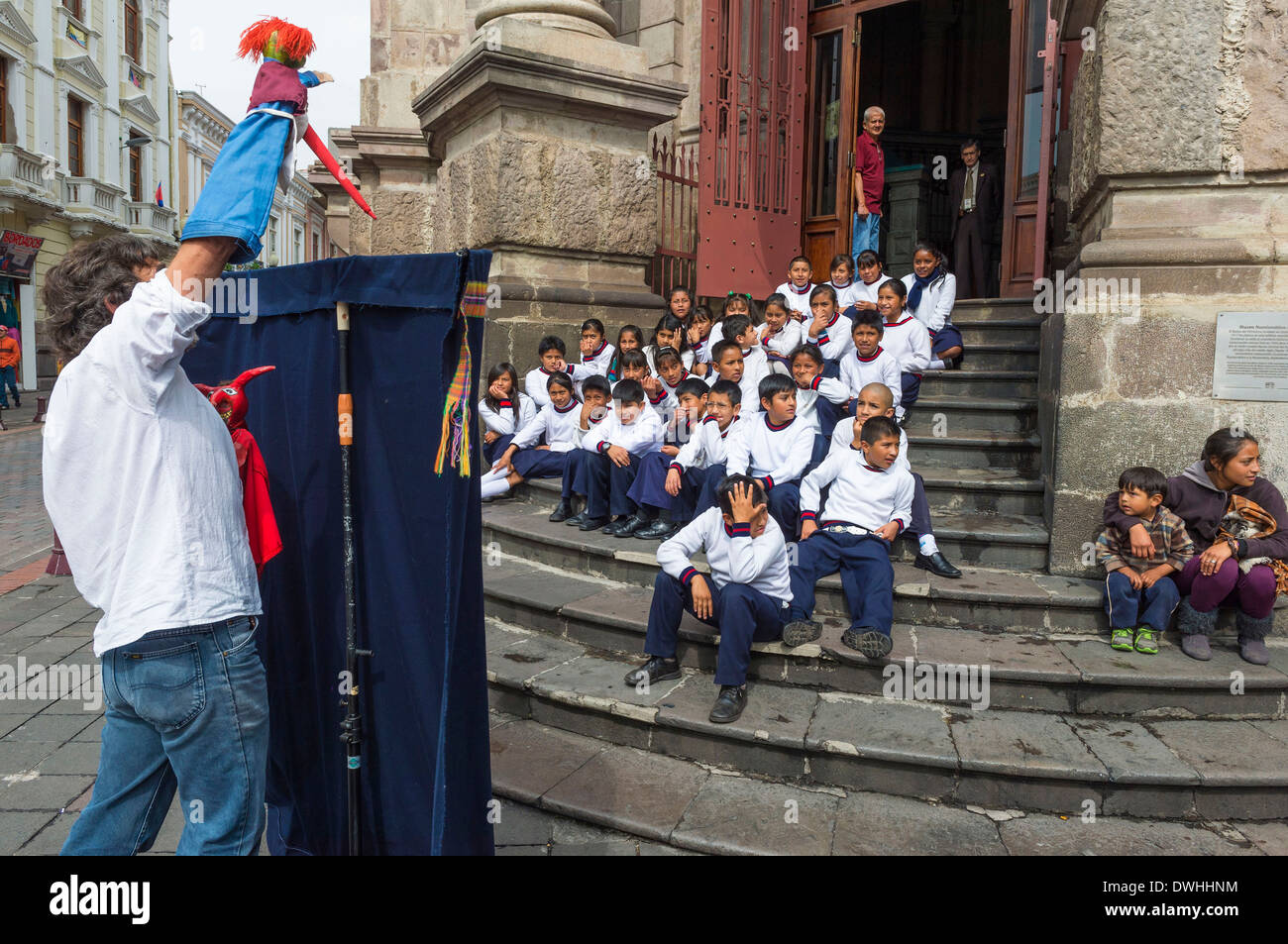 Quito - Teatro dei Pupi Foto Stock