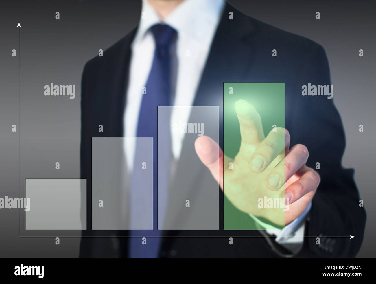 business in crescita Foto Stock