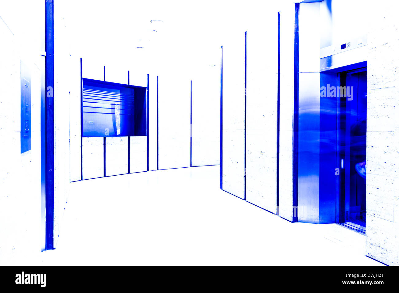 "Quantum luce attraverso Bohr' Foto Stock