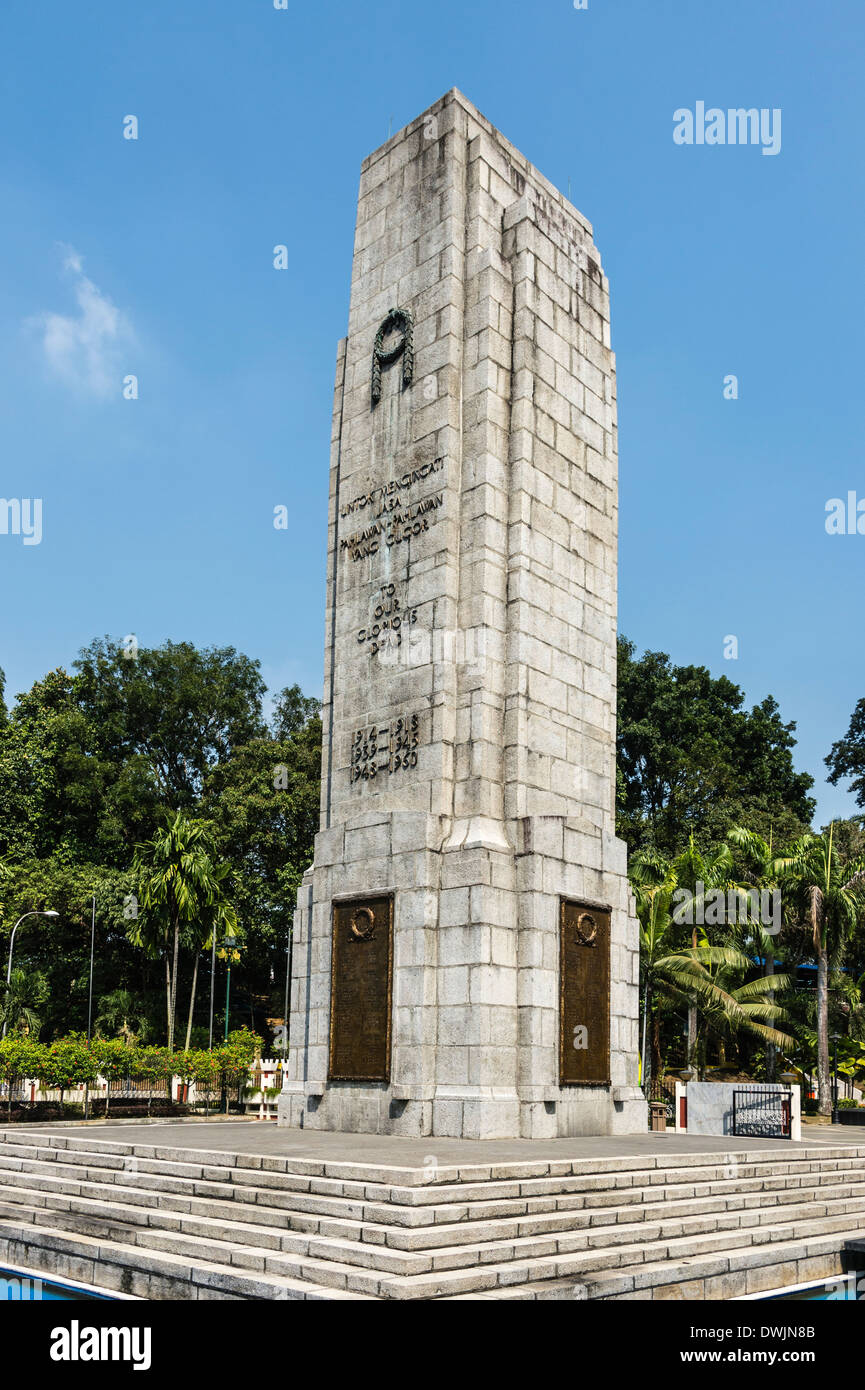 Il Kuala Lumpar cenotafio Foto Stock