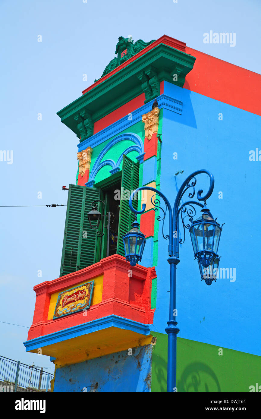 Sud America, Argentina Buenos Aires, Caminito, La Boca Foto Stock