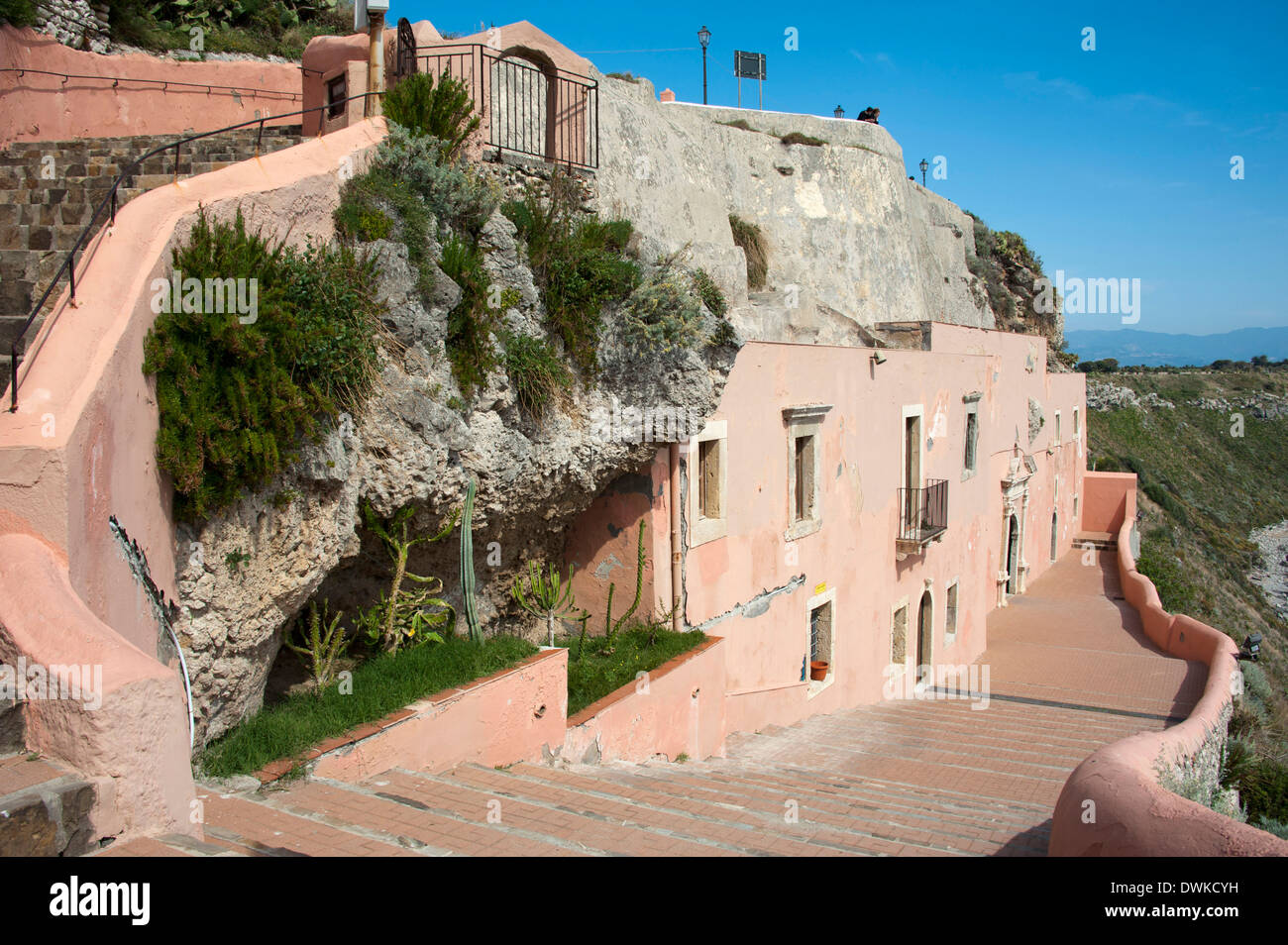 Santuario rupestre di S. Antonio di Padova, Capo di Milazzo Foto Stock