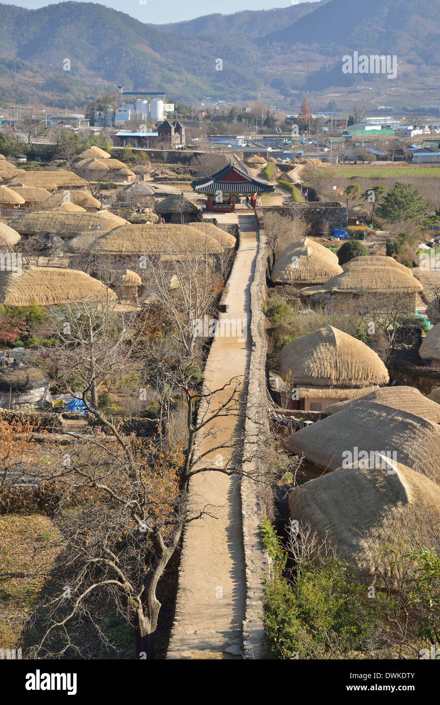 Prospettiva di Coreano Tradizionale vecchia chiamata NakAn in Corea Foto Stock