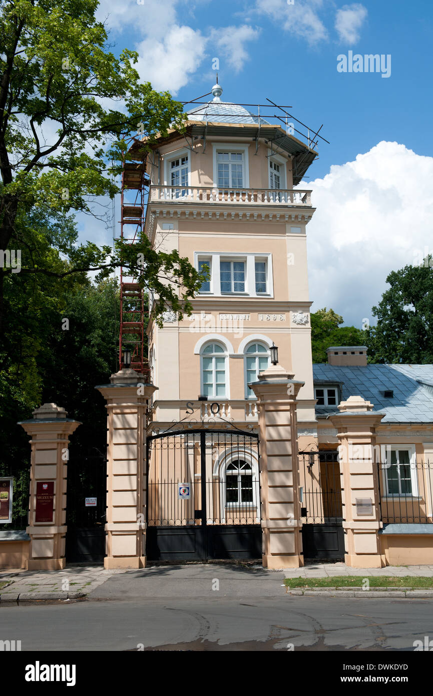 Ostowski's Palace, Tomaszów Mazowiecki, Łódź voivodato, Polonia Foto Stock
