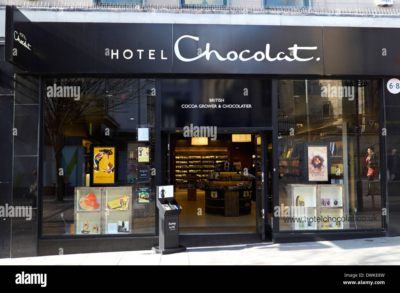 Hotel chocolat negozio di cioccolato Nottingham Regno Unito Foto Stock