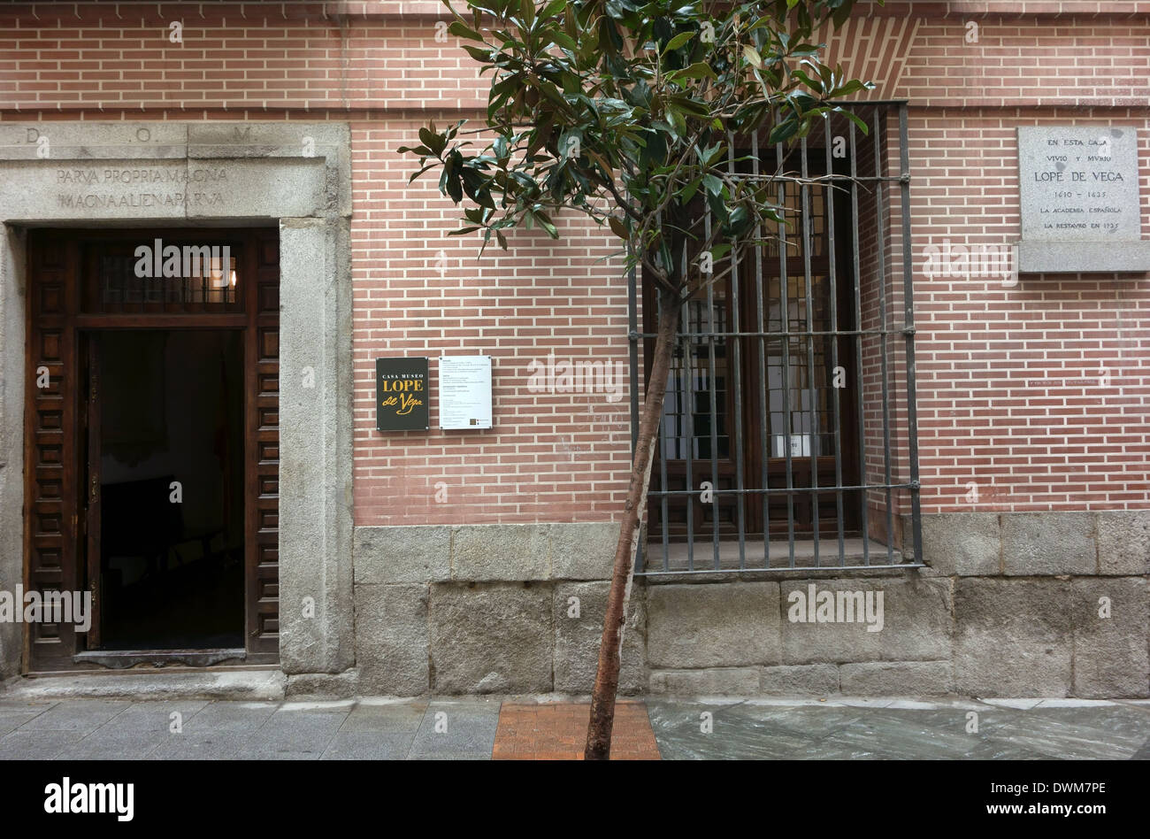 Casa in Spagna a Madrid dove autore Lope de Vega è vissuto ed è morto Foto Stock