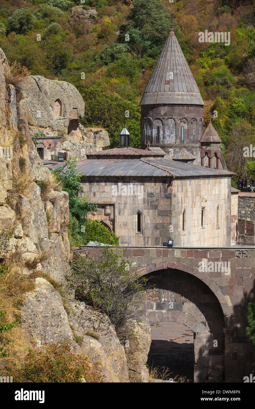 Monastero di Geghard, Sito Patrimonio Mondiale dell'UNESCO, Geghard Yerevan, Armenia, Asia Centrale, Asia Foto Stock