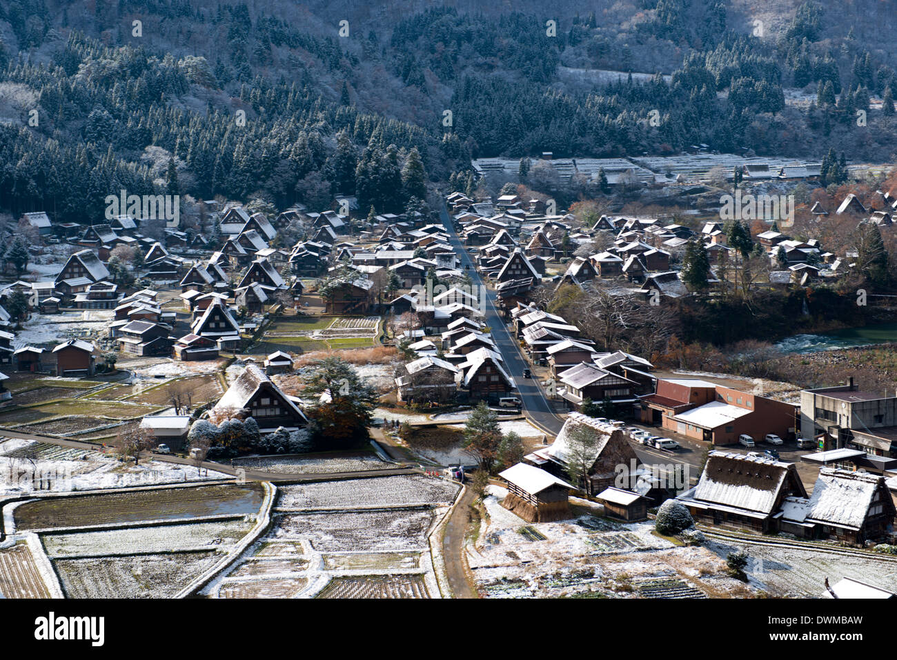 Villaggio di Ogimachi Foto Stock