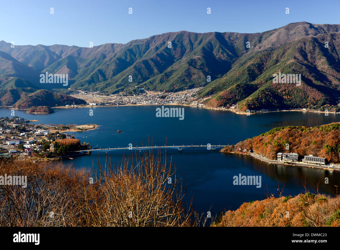 Lago Kawaguchiko Foto Stock