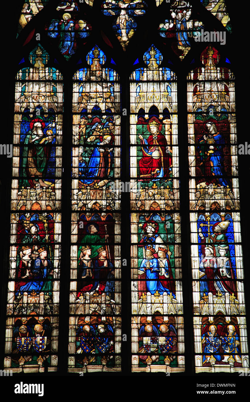 Francia, centro, Eure-et-Loire, Chartres, Cattedrale di Notre Dame Foto Stock