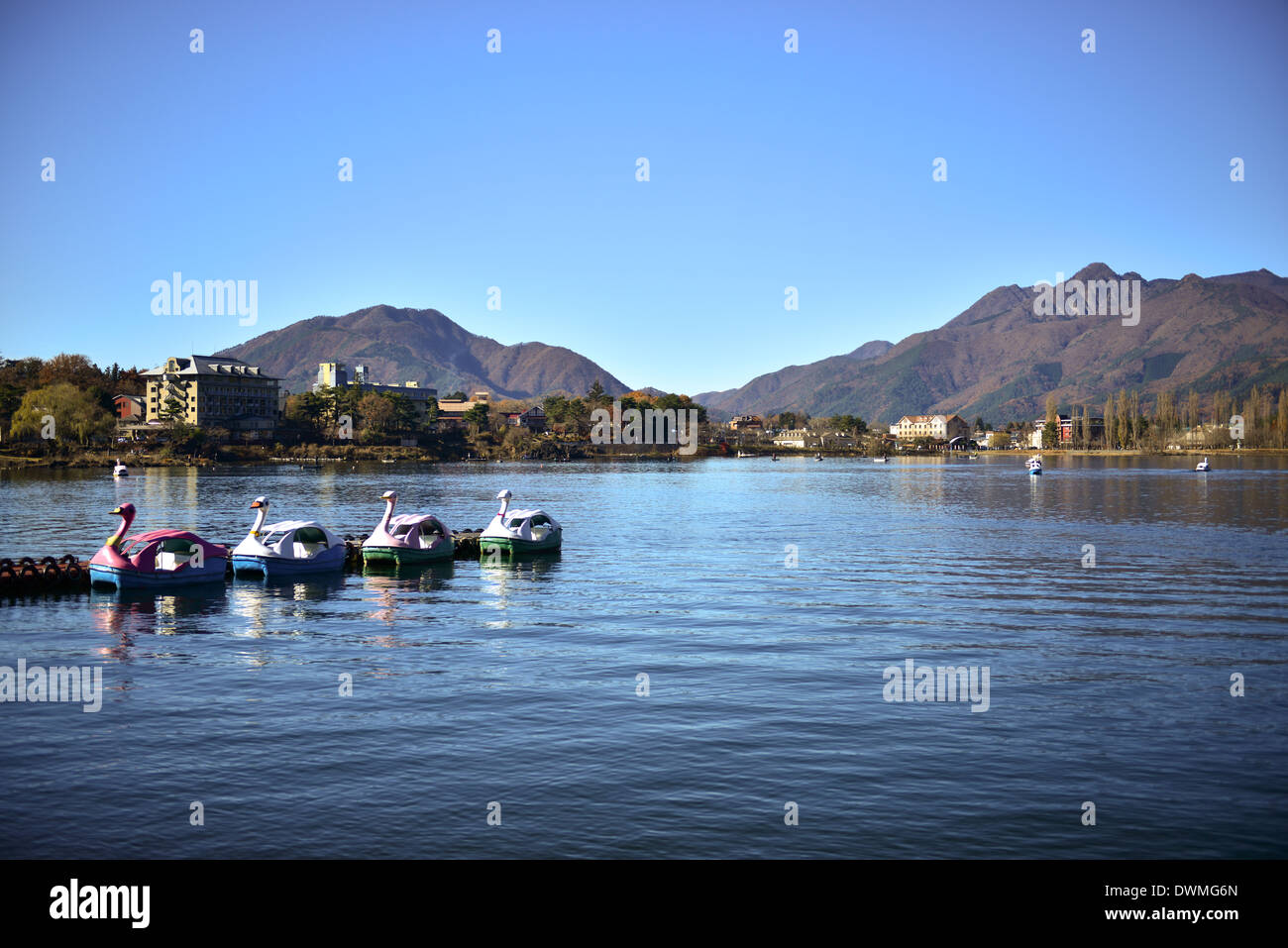 Lago Kawaguchiko Foto Stock