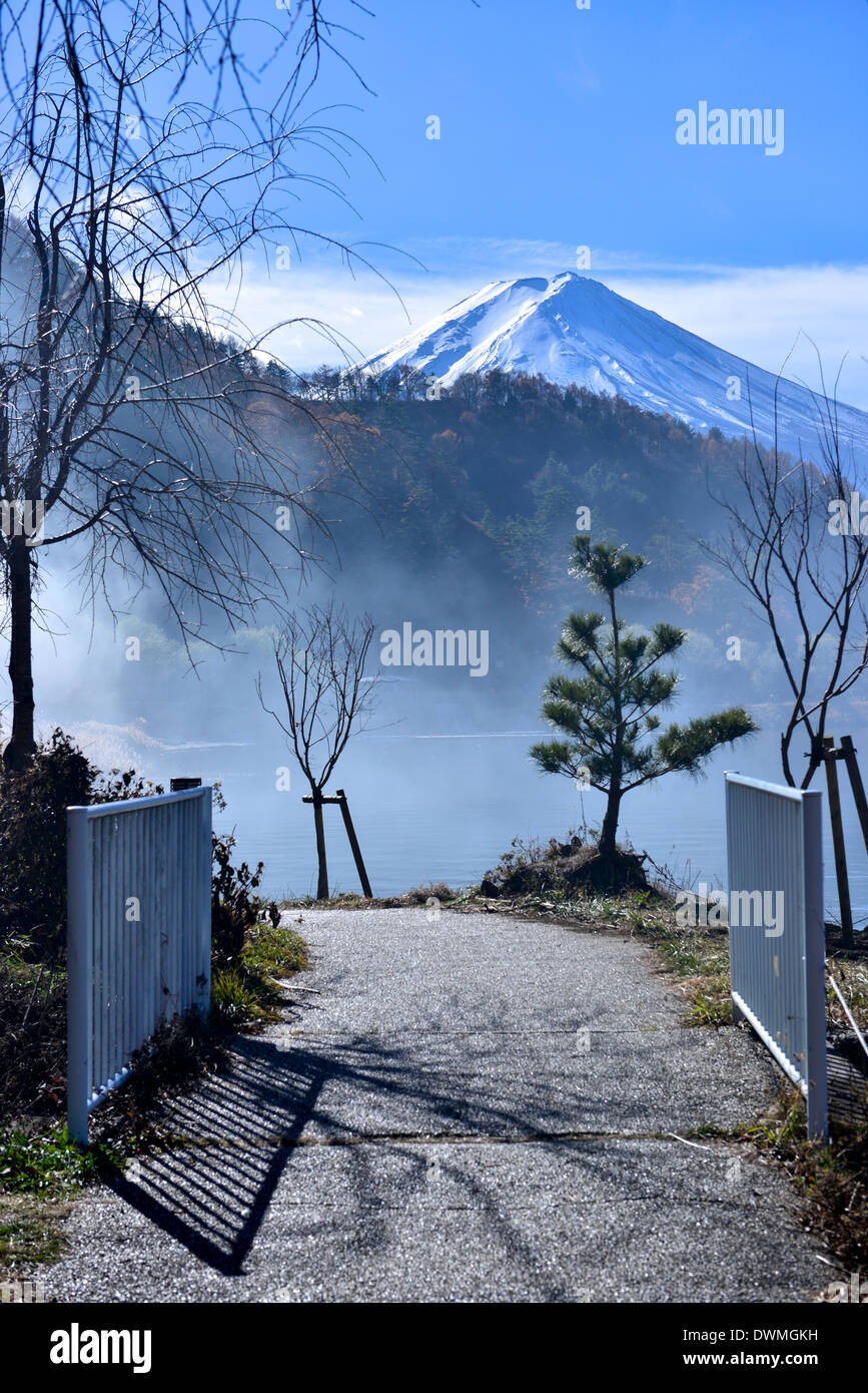Lago Kawaguchiko Foto Stock