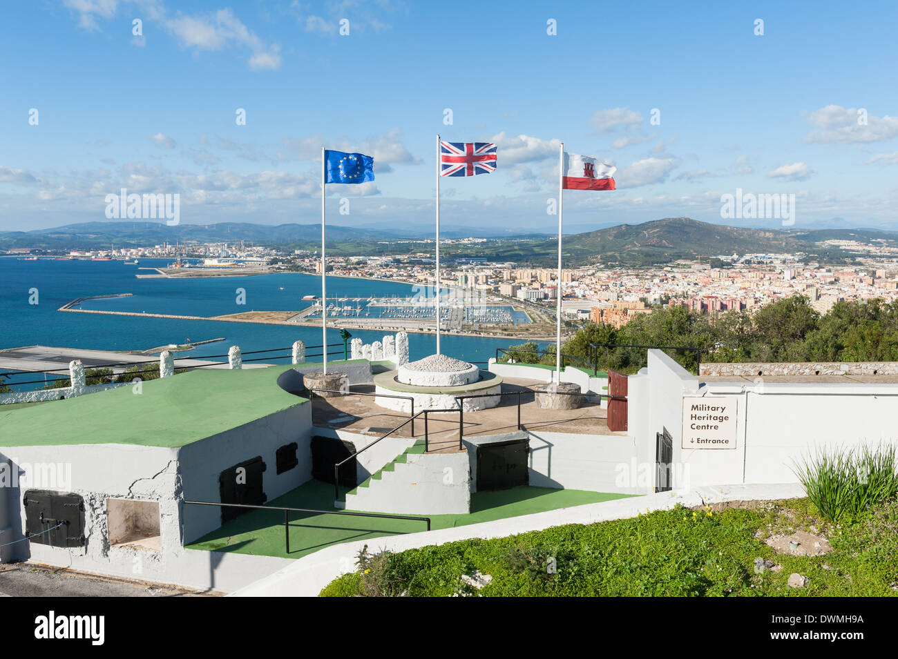 Militari di Gibilterra Heritage Centre Foto Stock