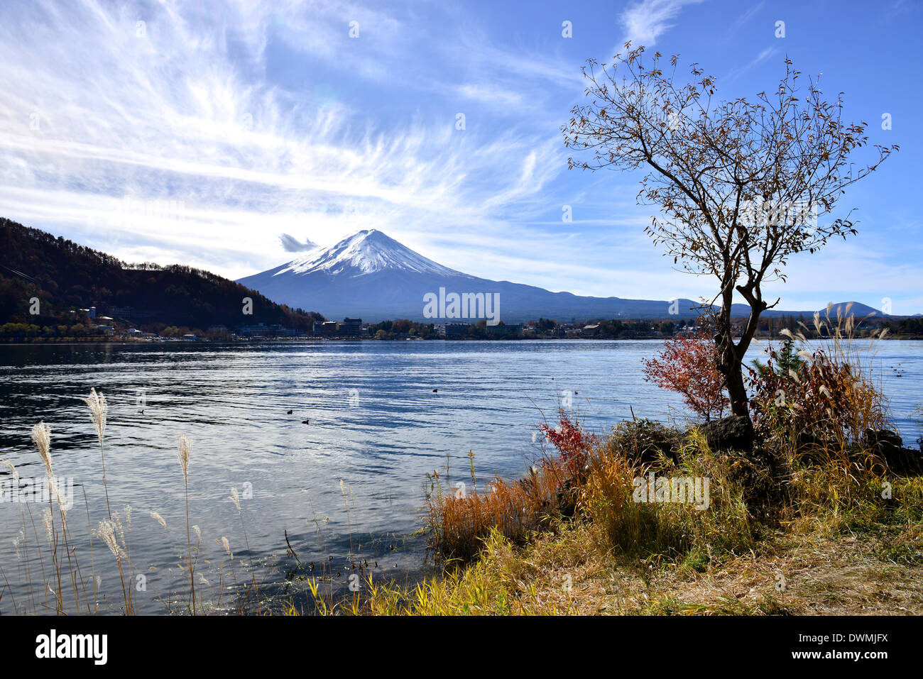 Lago Kawaguchiko Foto Stock