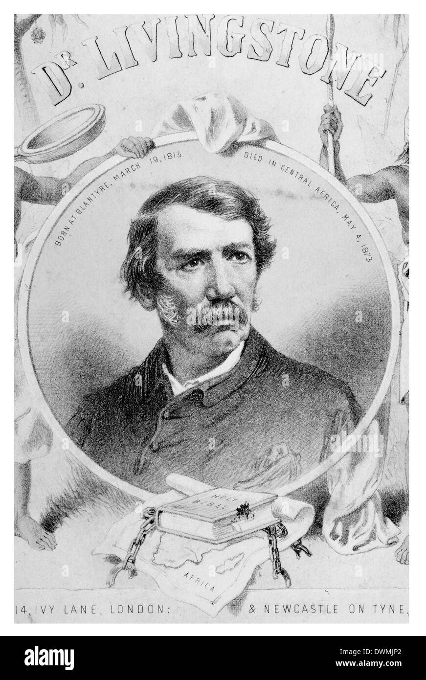 Medico Dr David Livingstone scot Congregationalist scozzese pioneer medico missionario Foto Stock