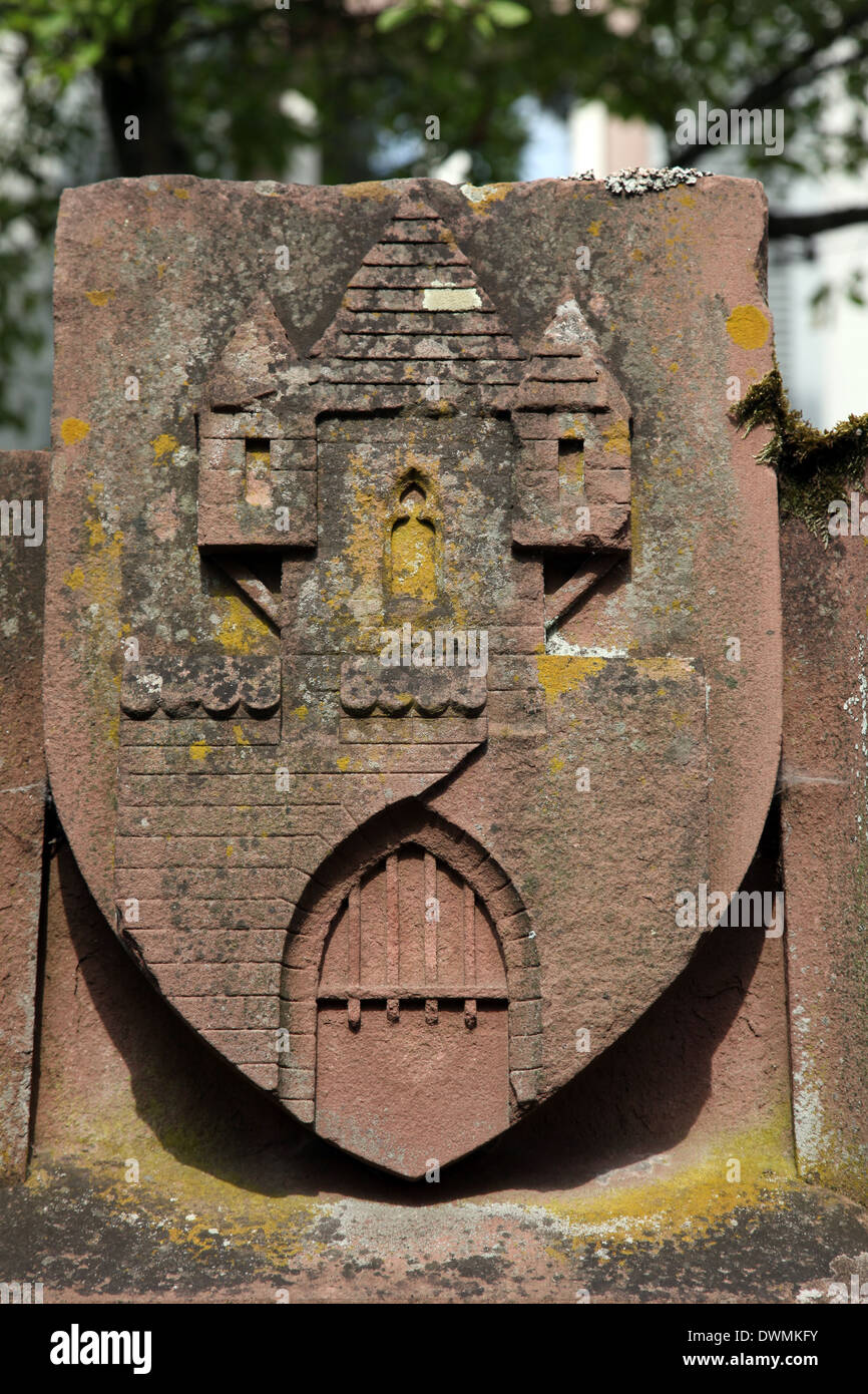 Stemma di Gemunden, Baviera, Germania Foto Stock