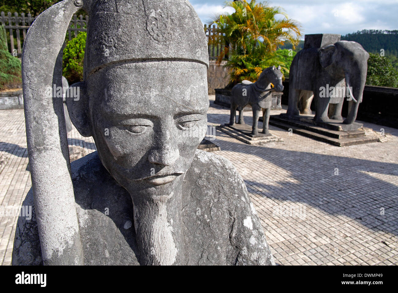 Khai Dinh tomba, tonalità, Vietnam, Indocina, Asia sud-orientale, Asia Foto Stock