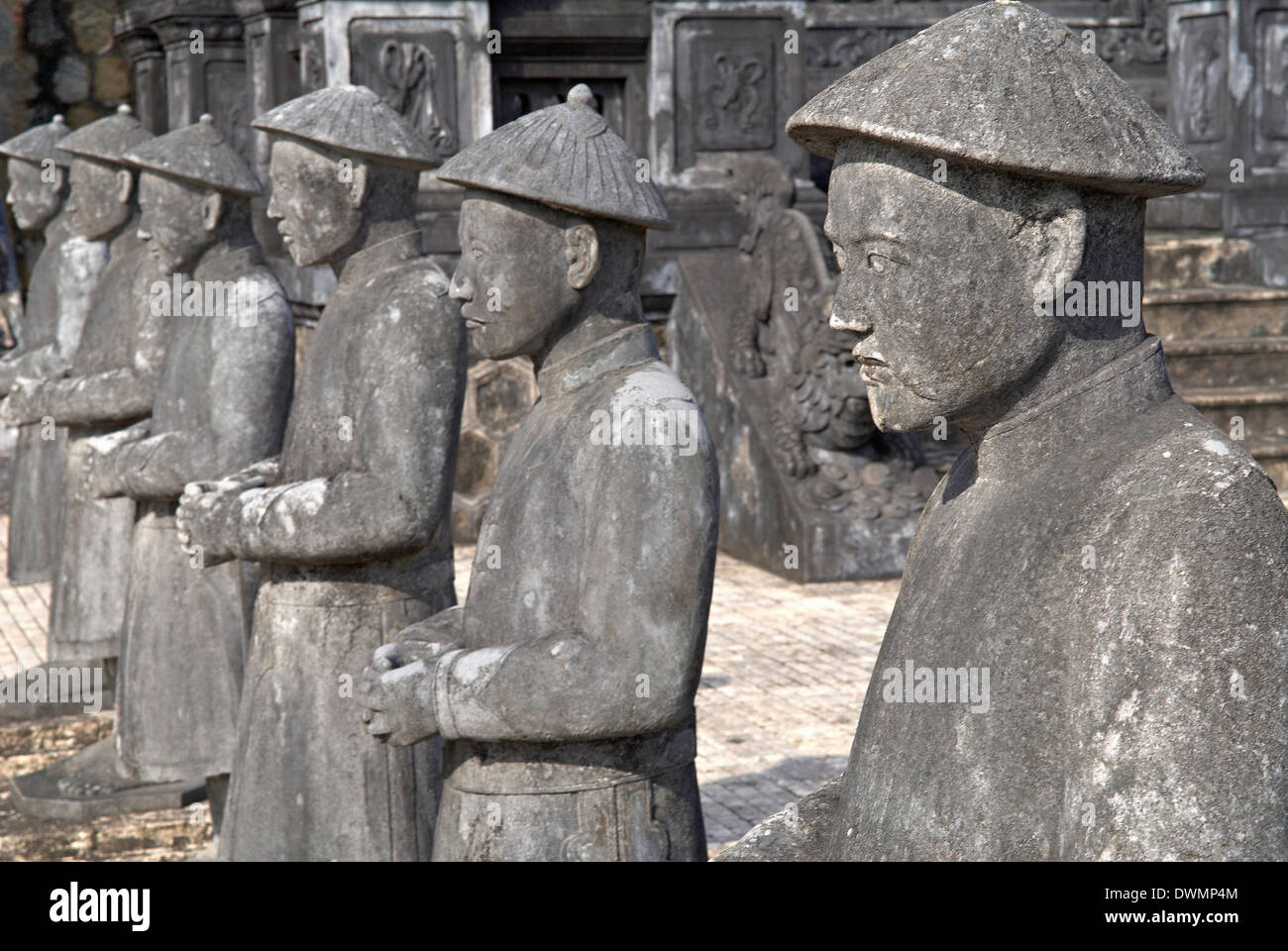 Khai Dinh tomba, tonalità, Vietnam, Indocina, Asia sud-orientale, Asia Foto Stock