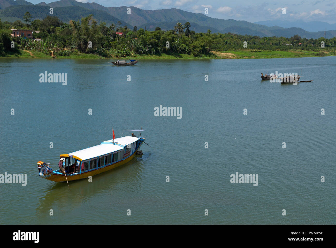 Fiume Perfume, tonalità, Vietnam, Indocina, Asia sud-orientale, Asia Foto Stock