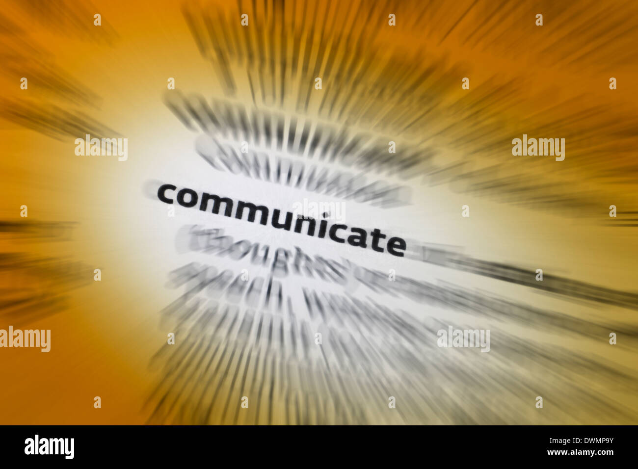Comunicare - Comunicazione Foto Stock