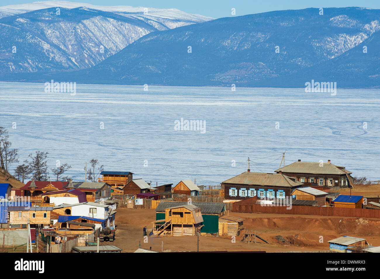 Khoujir, Maloe più piccolo (mare), Olkhon island, il lago Baikal, sito UNESCO. Oblast di Irkutsk, Siberia, Russia Foto Stock