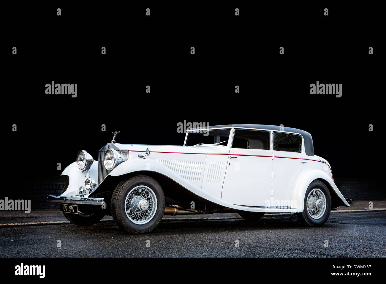 1934 Rolls Royce 40/45 hp 2 phantom berline continentali, gurney nutting modifiche Foto Stock