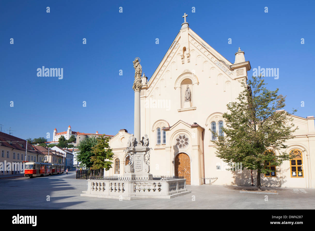 Chiesa dei Cappuccini, Bratislava, Slovacchia, Europa Foto Stock