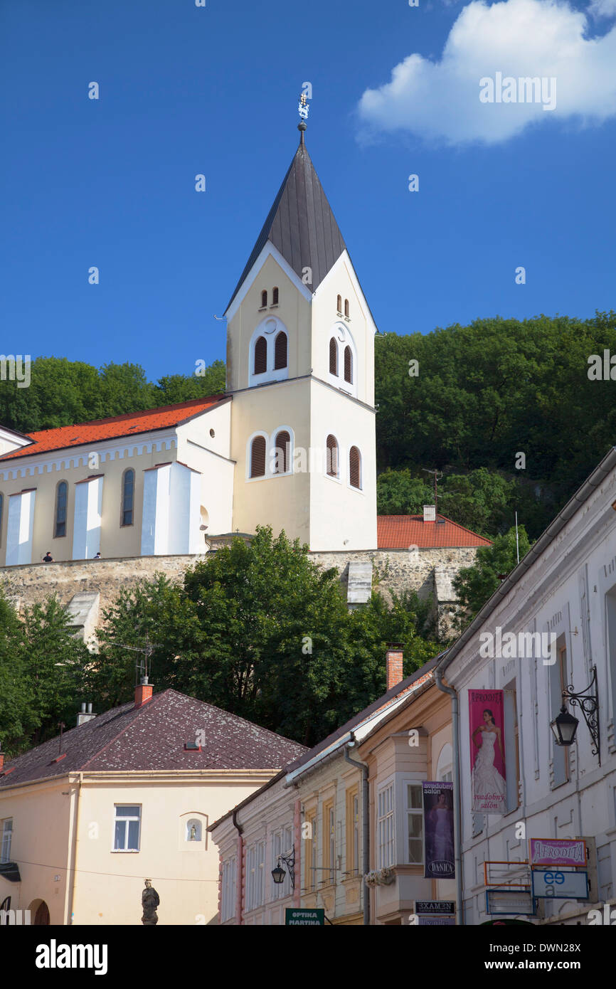 Chiesa della Virgi Maria, Trencin, Regione di Trencin, Slovacchia, Europa Foto Stock