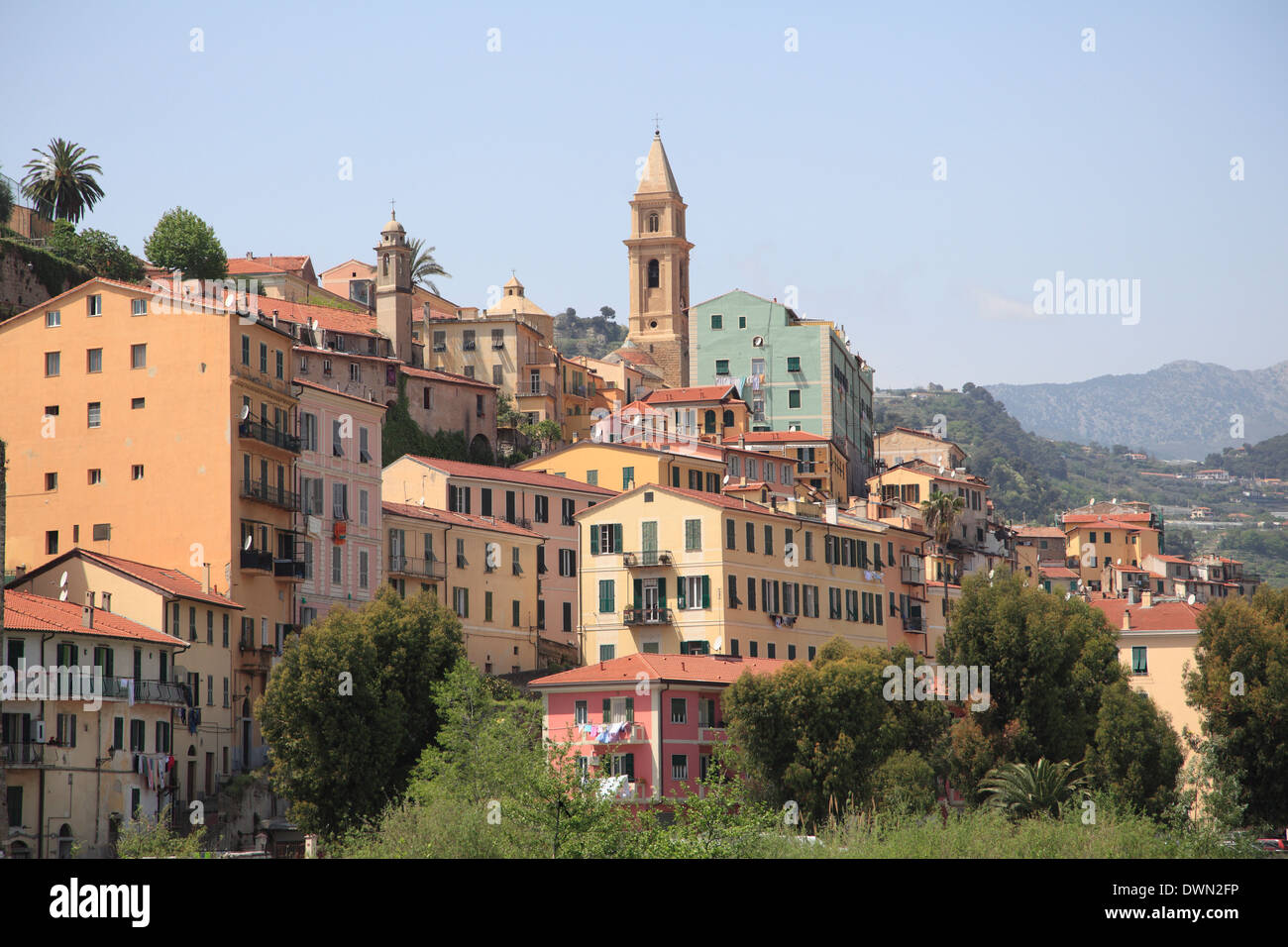 Ventimiglia, città vecchia, Liguria, Provincia di Imperia, Italia, Europa Foto Stock