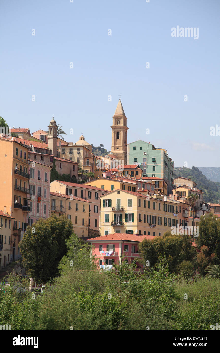 Ventimiglia, città vecchia, Liguria, Provincia di Imperia, Italia, Europa Foto Stock