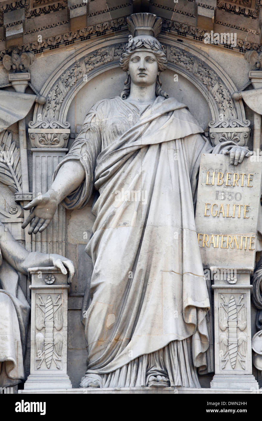 Palais Bourbon, Assemblea nazionale francese, Parigi, Francia, Europa Foto Stock