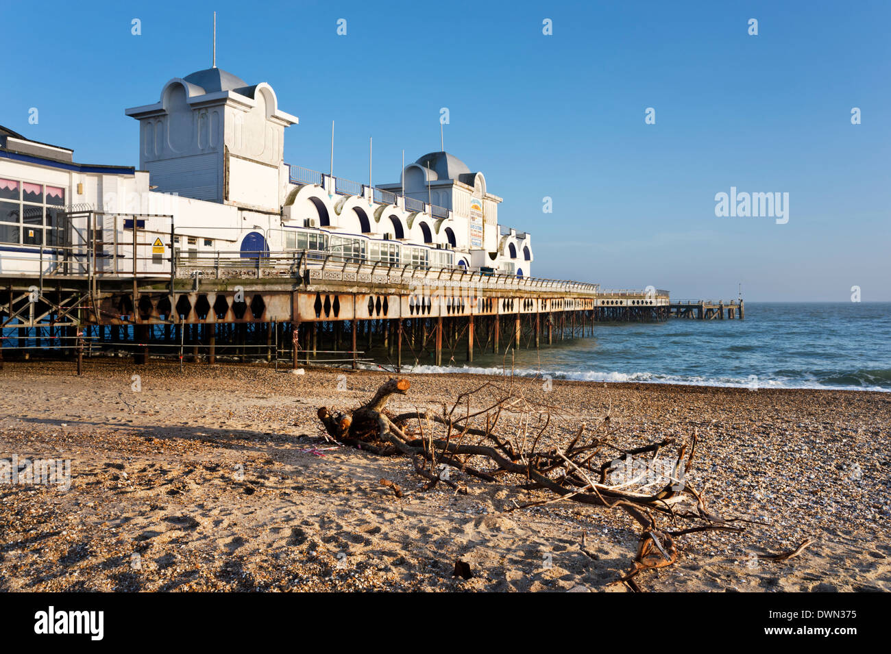 South Parade Pier, Southsea, Hampshire, Regno Unito Foto Stock