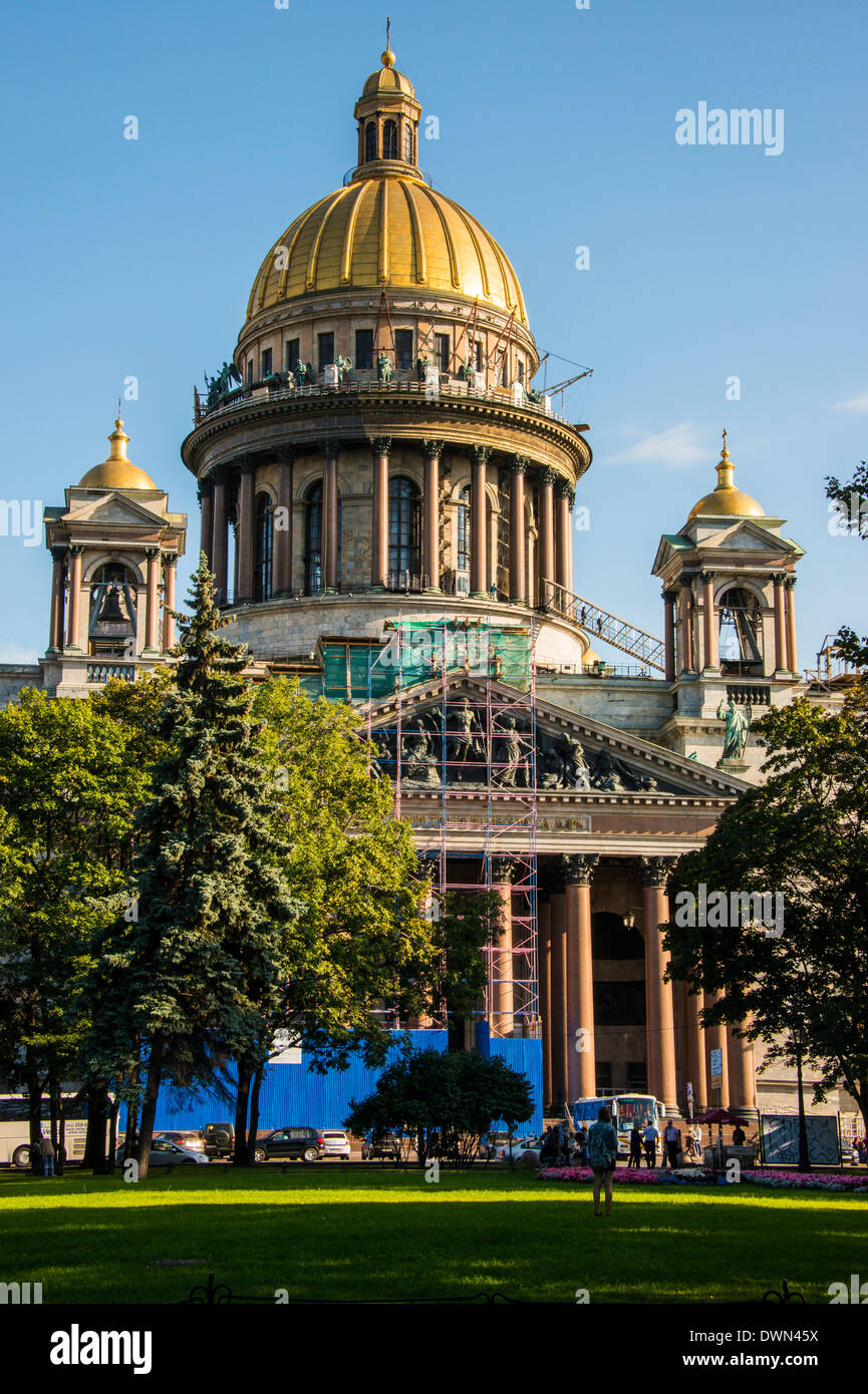 San Isaac, San Pietroburgo, Russia, Europa Foto Stock
