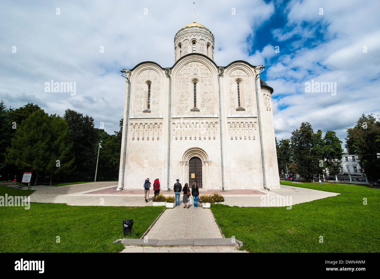 Cattedrale di San Dimitry, Sito Patrimonio Mondiale dell'UNESCO, Vladimir, Golden Ring, Russia, Europa Foto Stock