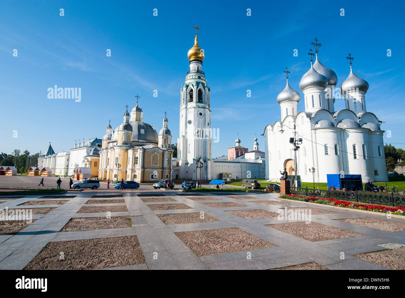 Il Cremlino di Vologda, Vologda, Oblast di Russia, Europa Foto Stock