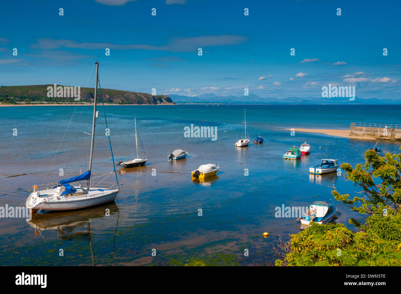 Abersoch, Llyn Peninsula, Gwynedd, Wales, Regno Unito, Europa Foto Stock