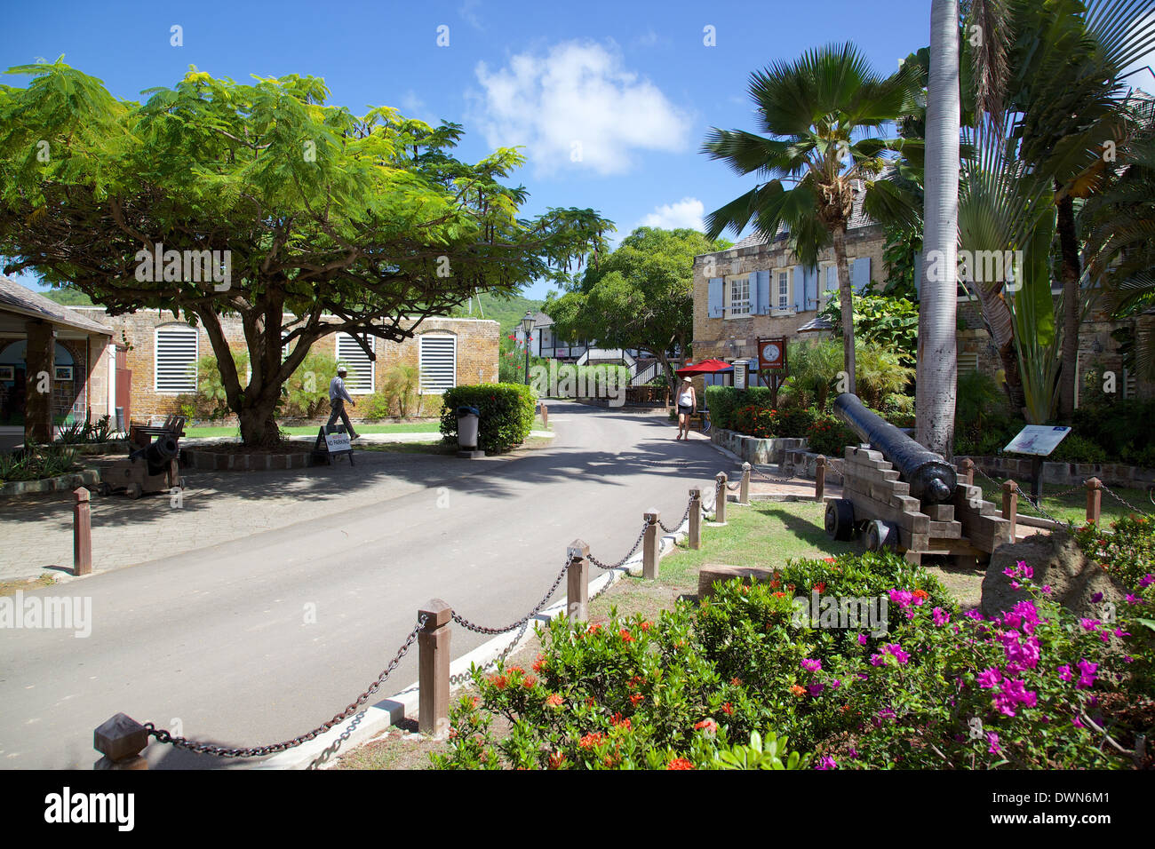 Nelson's Dockyard, Antigua, Isole Sottovento, West Indies, dei Caraibi e America centrale Foto Stock