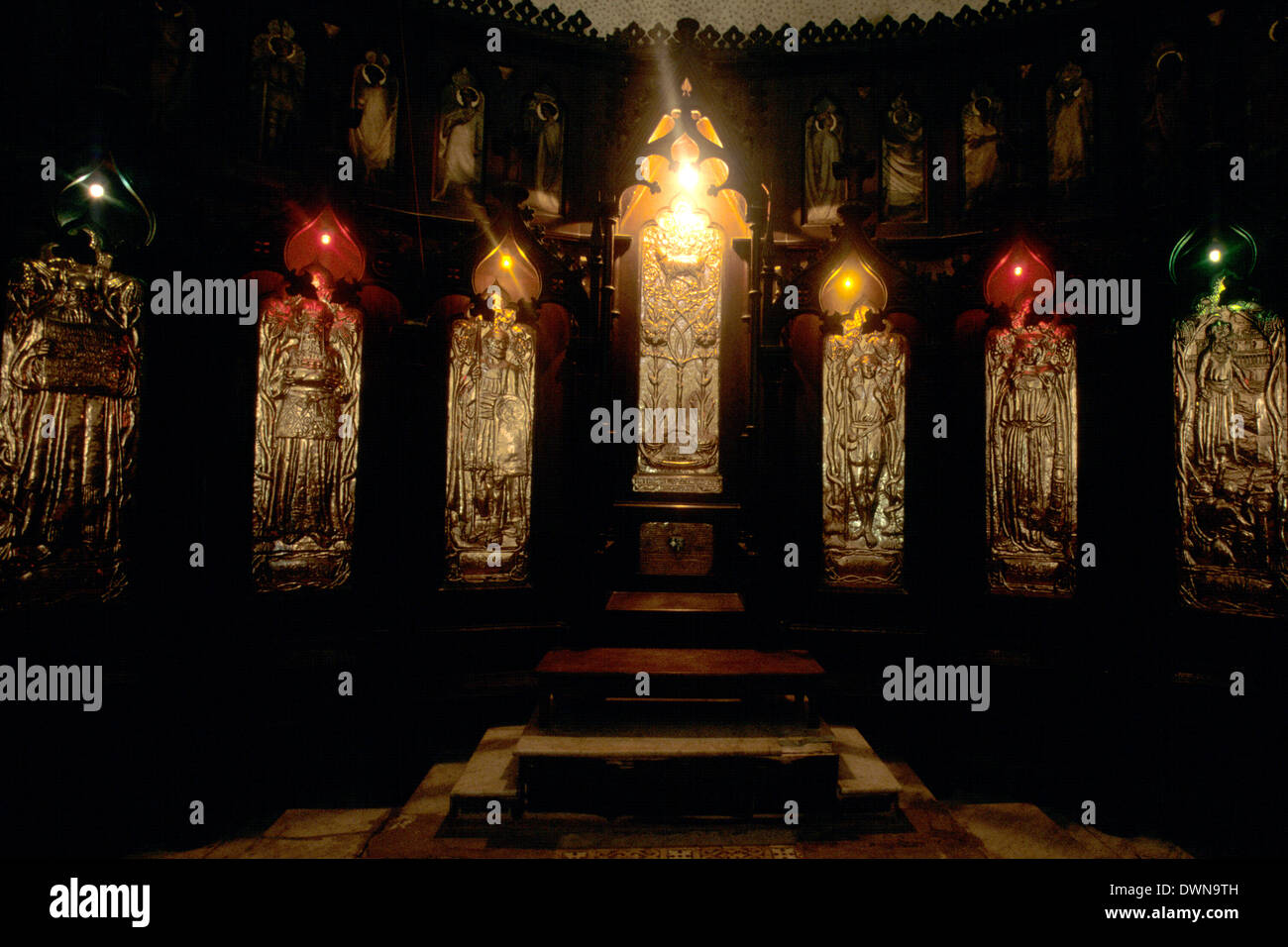 Cattedrale Anglicana di Cristo, costruito sopra la posizione sul passato commercio di schiavi in Stone Town Zanzibar, Africa Foto Stock