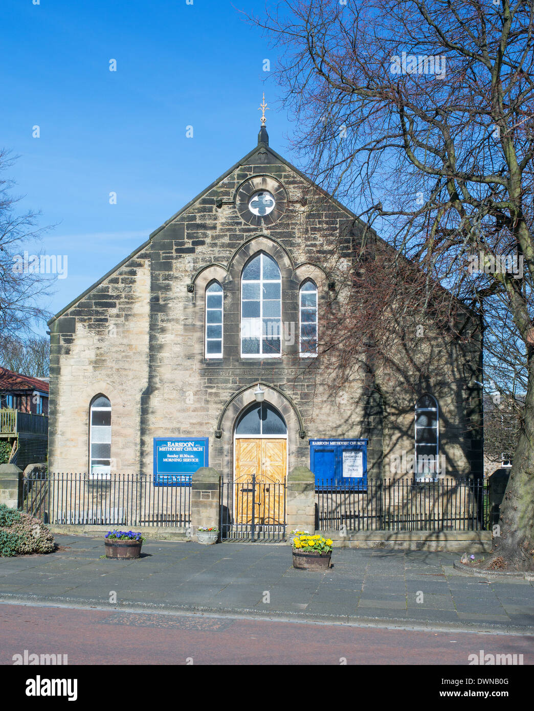 Earsdon villaggio chiesa metodista di North East England Regno Unito Foto Stock