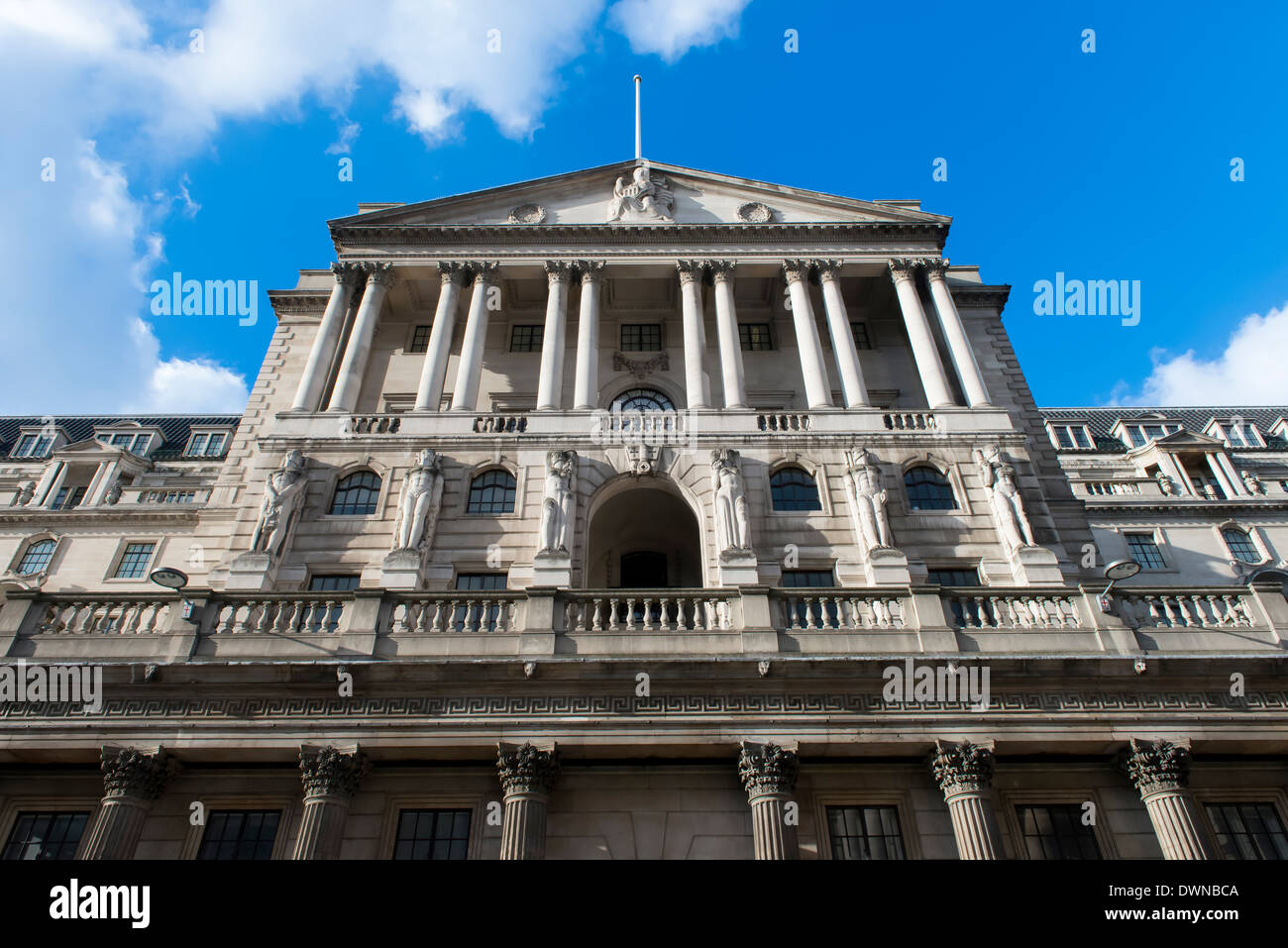 La Bank of England, Bank di Londra Foto Stock
