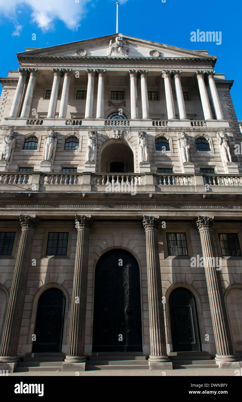 La Bank of England, Bank di Londra Foto Stock