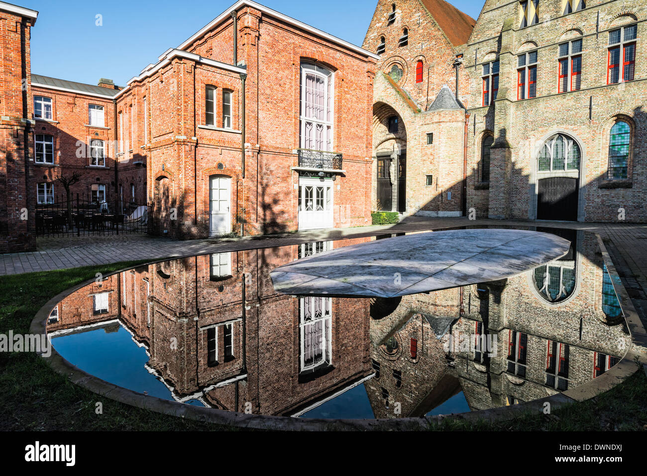 Vecchia San Giovanni Hospital, il centro storico di Bruges, Belgio, Patrimonio Mondiale dell Unesco Foto Stock