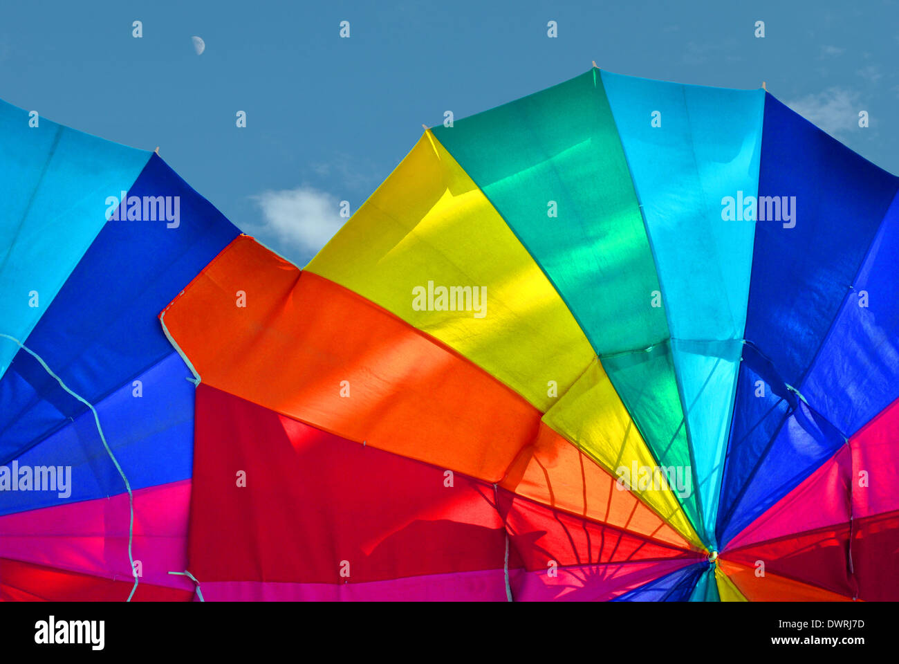 Ombrelloni Foto Stock
