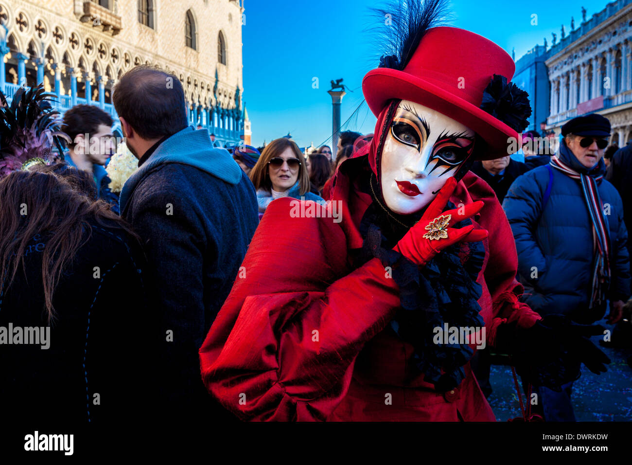 Il Carnevale di Venezia, Venezia, Italia Foto Stock
