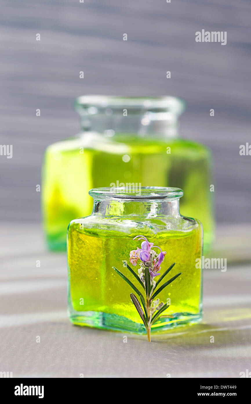 Olio essenziale Foto Stock