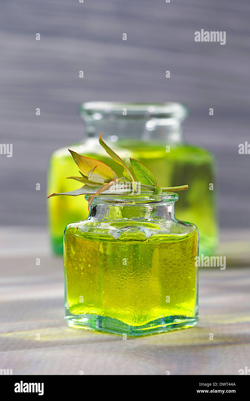 Olio essenziale Foto Stock