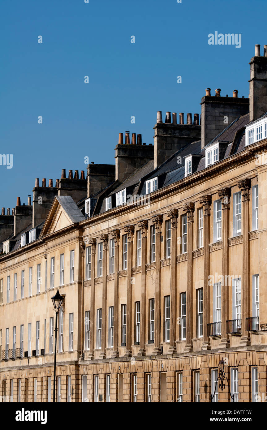 Great Pulteney Street, Bath, Somerset, Inghilterra, Regno Unito Foto Stock