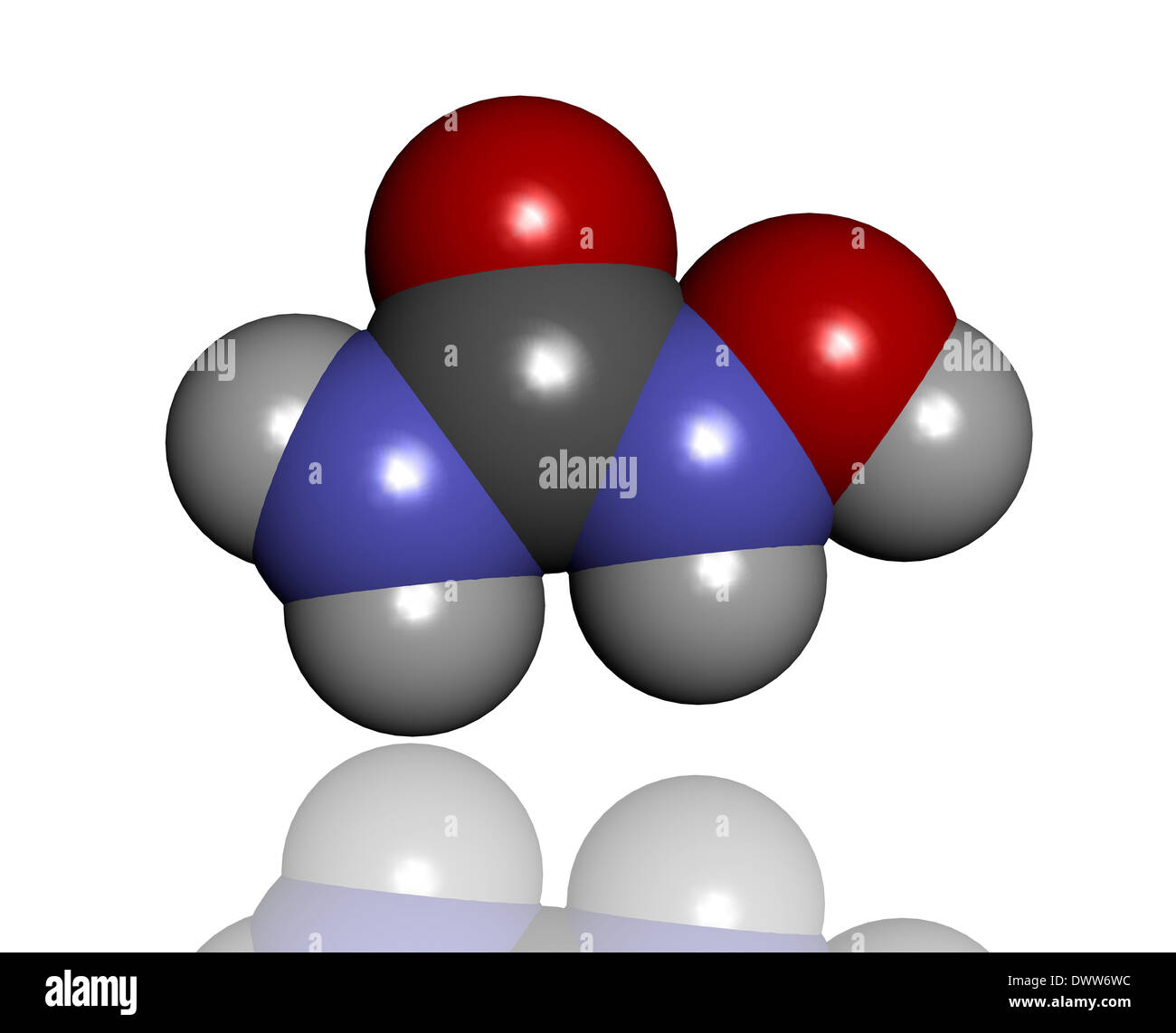 Idrossiurea molecola Foto Stock
