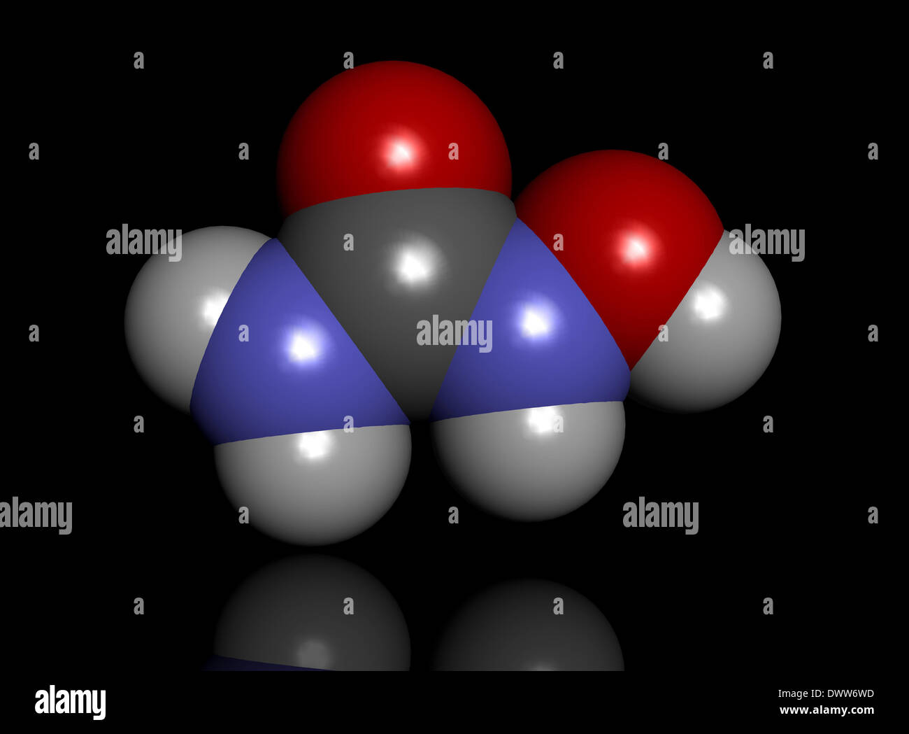 Idrossiurea molecola Foto Stock