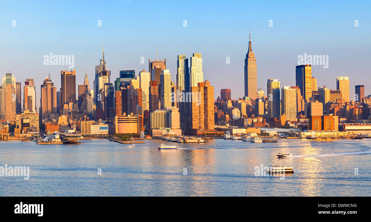 Skyline di Manhattan Foto Stock